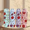1PC Space Planet Star Pattern 750ml Color Plastic Sports Water Bottle Leakproof Flip Straw Lid Suitable for Sports Office Home Use