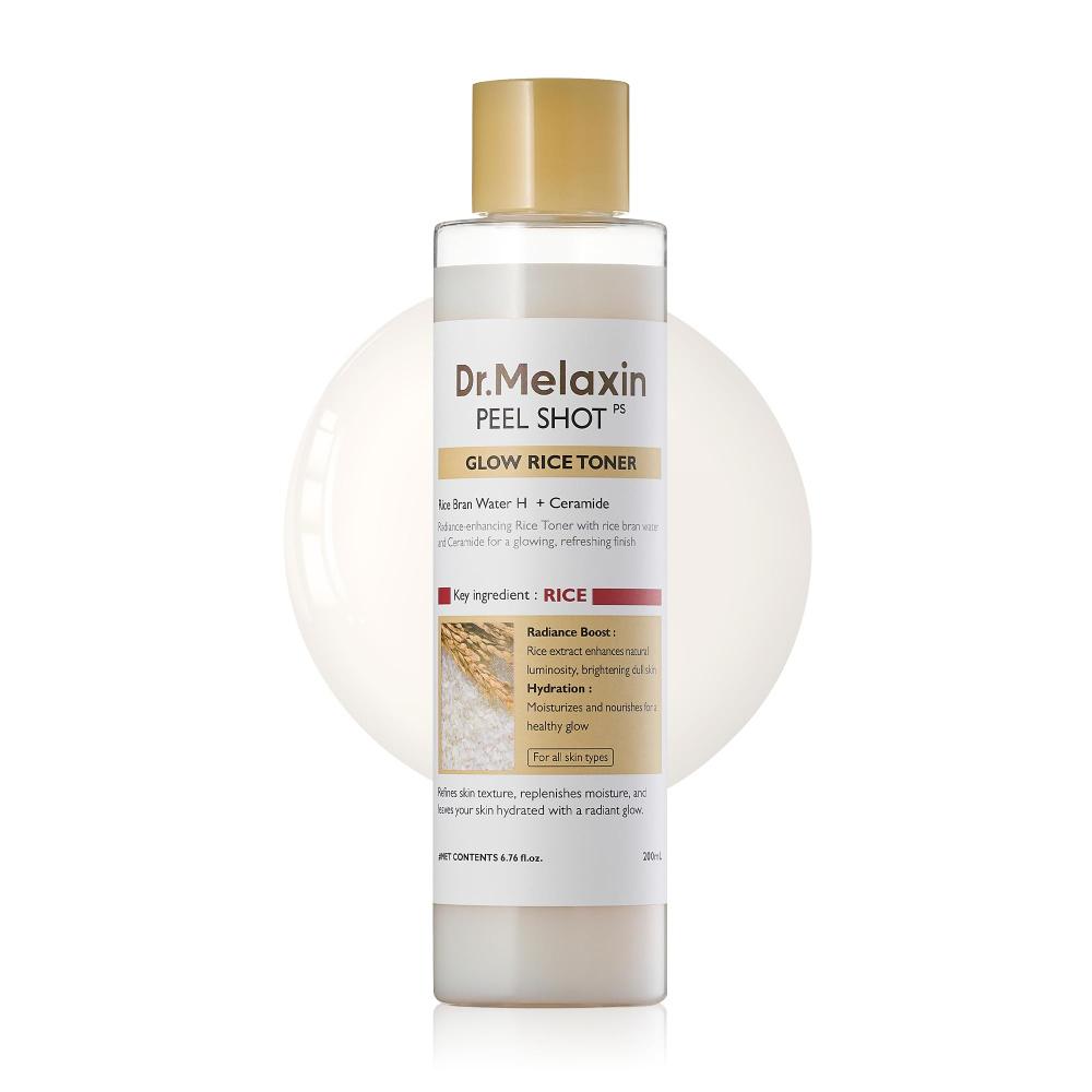Dr.Melaxin Рисовый тонер Peel Shot Glow 200 мл