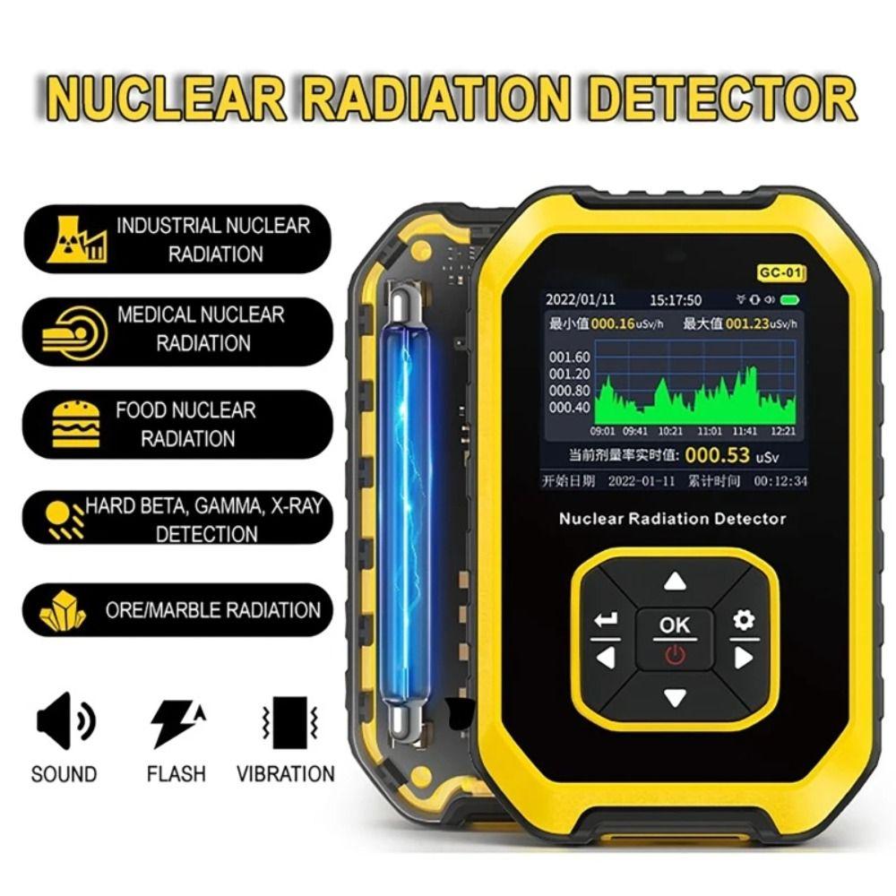 LCD Display X-ray Radioactivity Tester High Sensitivity Portable Geiger Counter  Daily Life