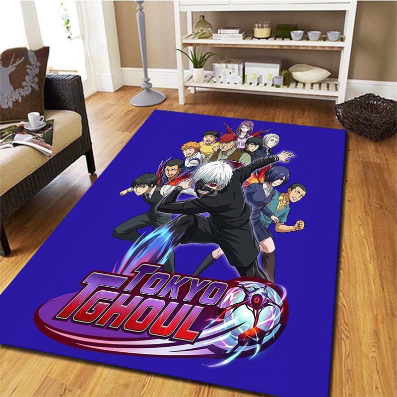 Tokyo Ghoul Carpet Rug For Living Room Bedroom Home Sofa Decoration Kids Play Nonslip Floor Mat