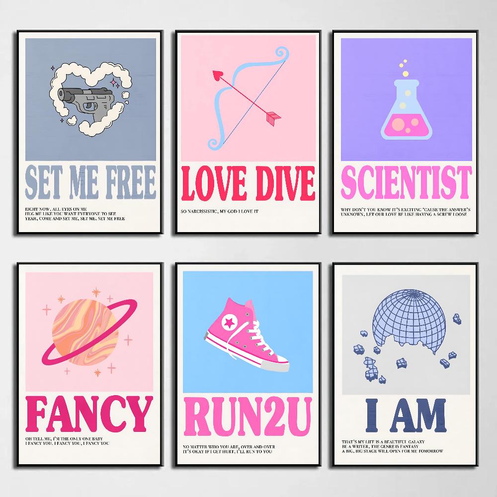 1pc Northern Europe Korean Girls Group Kpop Music Poster HD Posters Home Room Bar Cafe Decor Art Wall Painting Picture