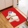 Croatian Football Emblem Rug Game Carpet, Floor Mat for Bedroom Living Room Entryway Rug, Home Decor Idea Gift for Christmas birthday