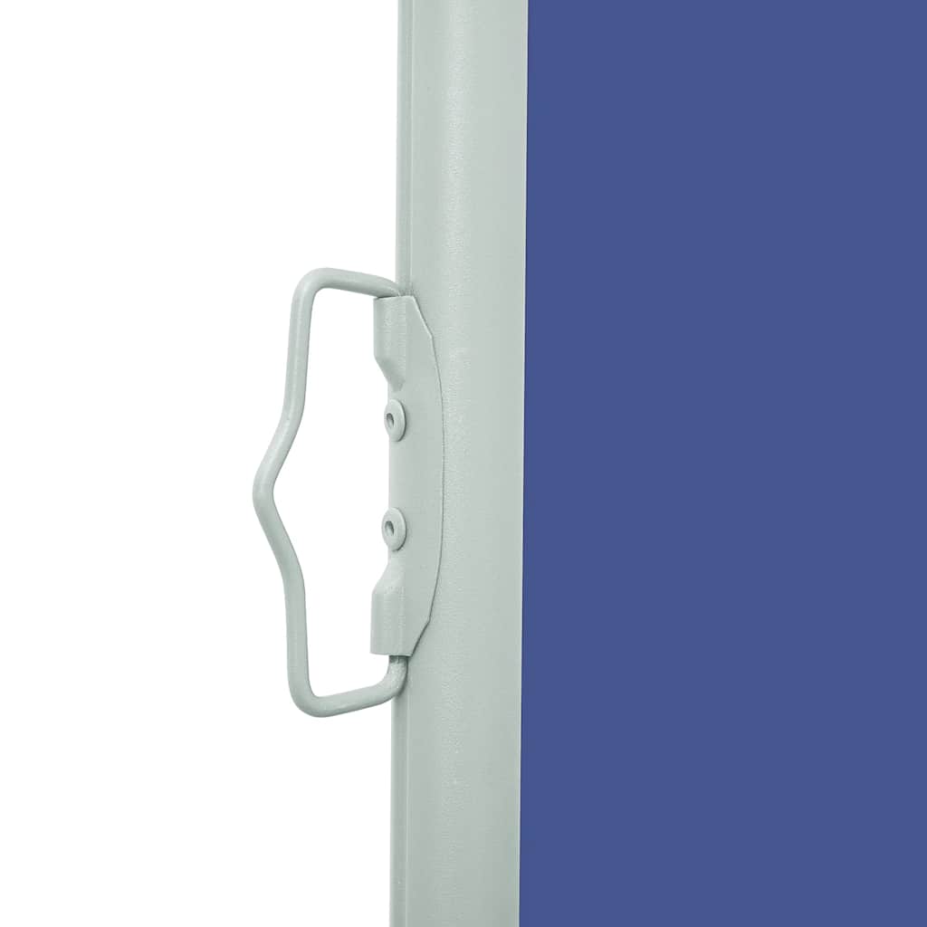 Side Awning Extendable 600 x 160 cm Blue