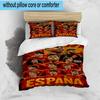 3PCS Spain's Ya-mal Celebration Bedding Set,Including 1pc Duvet Cover And 2pcs Pillowcases Perfect for Bedroom, Dormitory, Fan Christmas gift