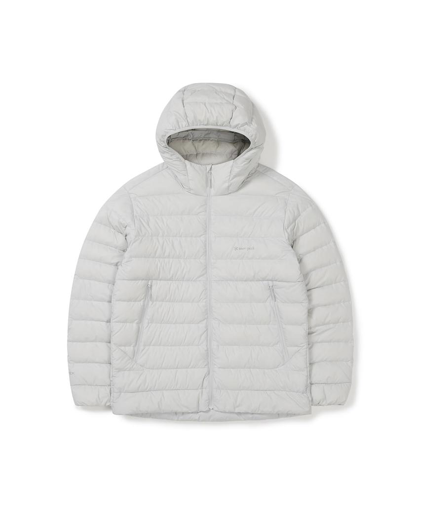 Snow Peak Pertex Lightweight Down Jacket Light Size and GS-S25WMPDJ12, Outerwear, Down-Insulated, Grey, M, Men's Women's