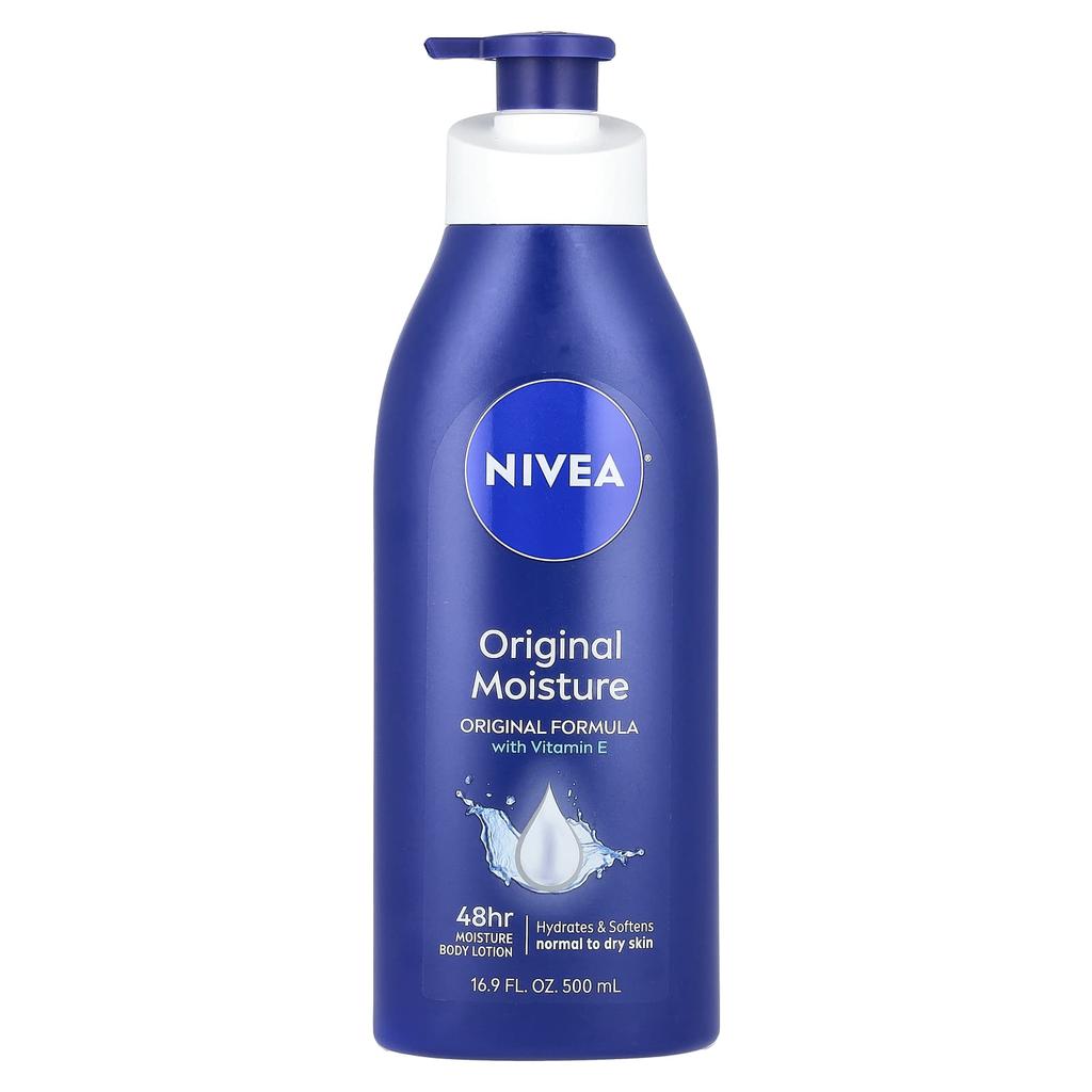 Nivea Original Moisture Body Lotion, 16.9 Fl Oz (500 Ml)