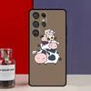 Мультяшная Милая Корова В Пятнышках Чехол Funda Для Samsung Galaxy S25 Ultra S9 S10 S20 S21 S22 Plus S23 Ultra S24 FE Чехол На Телефон