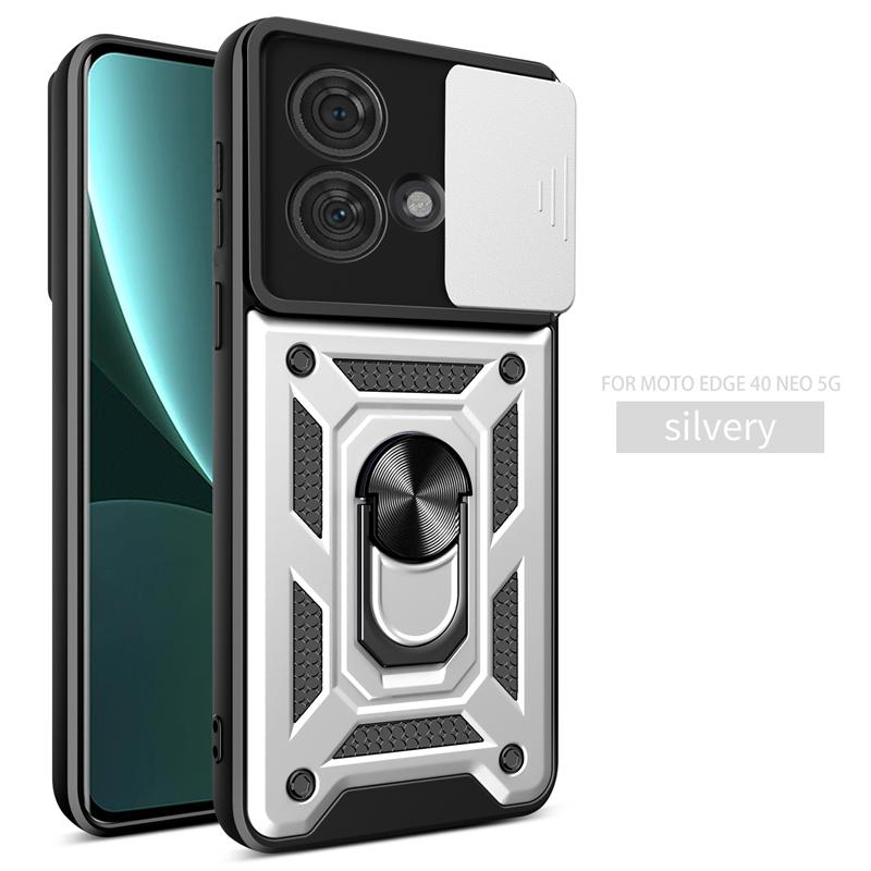 Чехол для Motorola Edge 40 Neo, защитный чехол для камеры, защитный чехол для телефона Moto Edge 40 Neo 5G, держатель с магнитным кольцом, задняя крышка