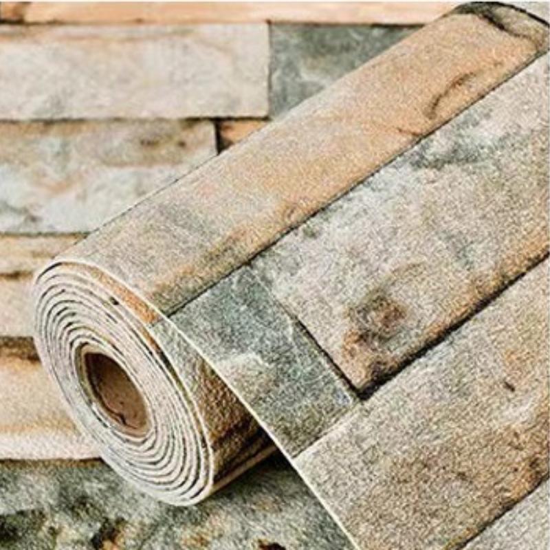 Home Decor Retro Brick Pattern Self-Adhesive Wallpaper Living Room Decoration Waterproof Moistureproof 3D XPE Foam Wallpaper