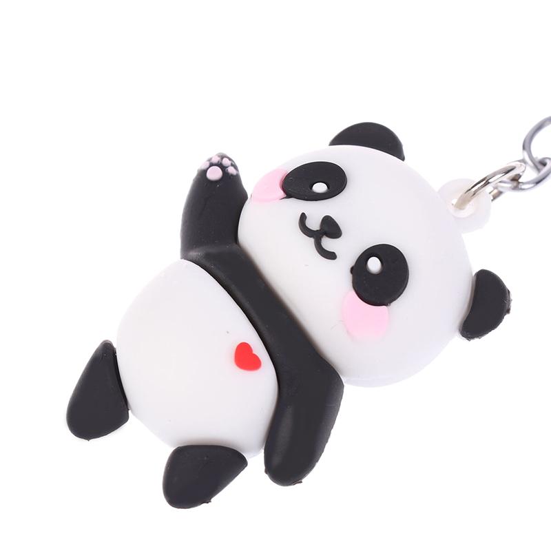 Creative Cartoon Red Panda Keychain Couple Keychains Pendants Car Bag Key Chains