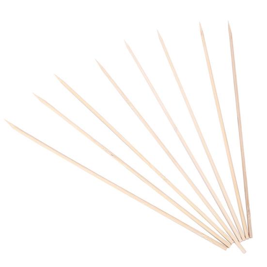 50/100 шт. одноразовые бамбуковые шашлычки для барбекю, мясные фрикадельки, деревянные палочки