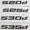 3D ABS For BMW E39 F10 E60 F11 530d 520d 520i 535d 535i 540i 525d 530i Emblem Letters Sticker Car Trunk Badge  Accessories SK0