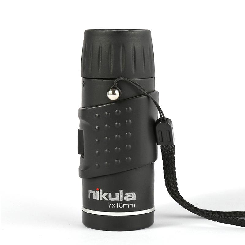 Nikula 7X18 HD Портативный монокулярный телескоп с ночным видением при слабом освещении для концертов и соревнований
