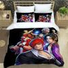 KOF game Cartoons 3D Printed Bedbling Sets изысканный комплект постельного белья пододеяльник одеяло комплект постельного белья роскошный подарок на день рождения