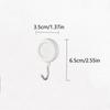 2pcs Strong Magnetic Hook Punch-free Refrigerator Magnetic Hook Non-sticky Hook Magnetic Hook