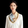 Mulberry Silk Double-Sided Print Square Scarf