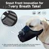 Breathable Dog Muzzle for Small Medium Large Dogs Adjustable Soft Mesh Anti-Biting Chewing Loop Drinkable Muzzle Pet Supplies