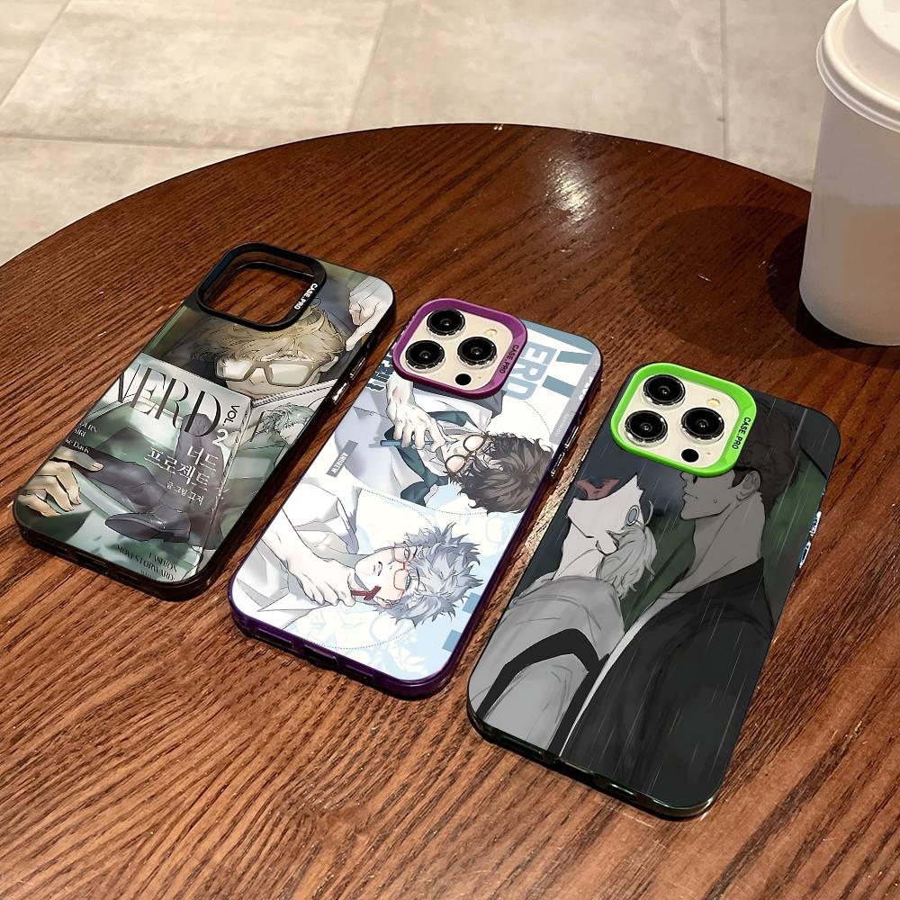 Чехол для телефона Nerd Project Bl Anime для iPhone17 16 15 14 13 12 11 Pro Max Plus Цвет Матовый Fundas