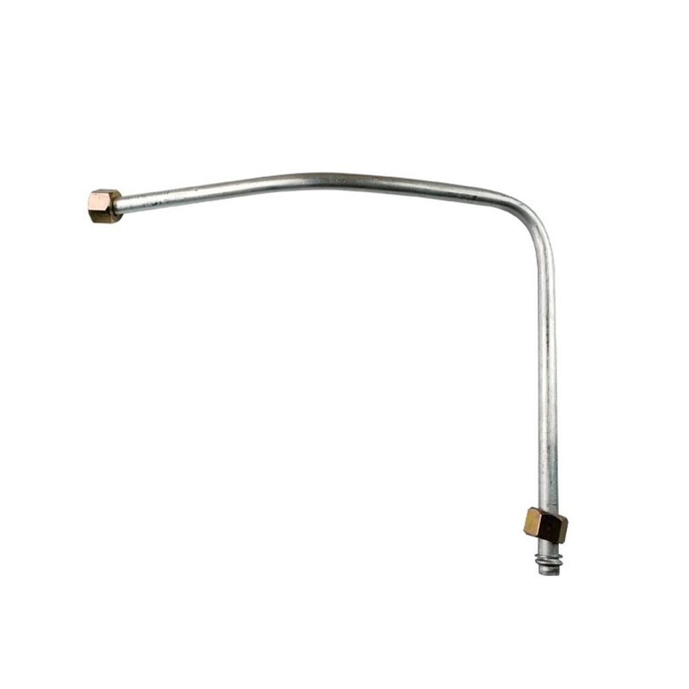 Air Compressor Parts Outlet Tube Pump Tank Replacement 10 X 435mm Silver Tone