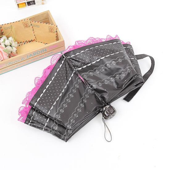 Кружевной складной зонт, портативный, солнцезащитный, с защитой от ультрафиолета, ветрозащитный, легкий, водонепроницаемый, для путешествий, мини-зонт от солнца