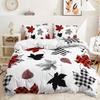 Комплект постельного белья Home Textile: трехсекционное одеяло с цветочным принтом и цифровой печатью.