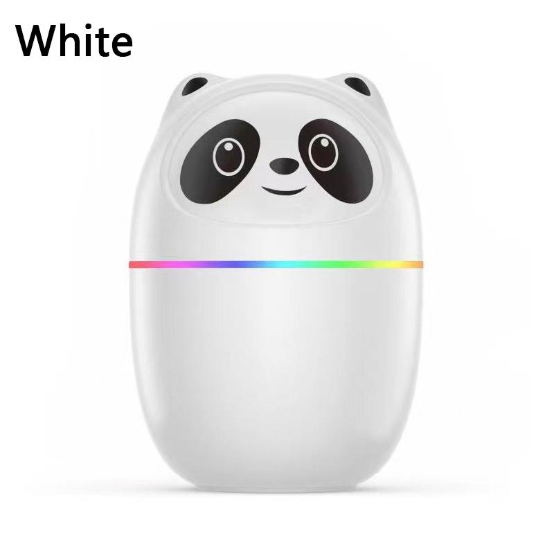 Mini Air Humidifier Cute Panda Aroma Oil Diffuser With Night Light USB Chargeable Cool Mist Sprayer Plants Purifier Humificador