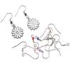 100pcs Mixed Stainless Steel Acrylic Beads Spring Earrings Hooks for Earring Findings DIY Jewelry Making Handcrafted Accessories