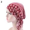 New Fashion Beanie Muslim Cancer Chemo Hat Printed Headwear Turban Hat Head Wrap Cap