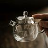 150Ml/5Oz Mini Clear Glass Teapot High Borosilicate For Beverages Teapot For One Person Use Kung Fu Tea For Home Office Cafe