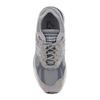 New Balance Grey Logo Detail Round Toe Sneakers U991gl2 Greyd