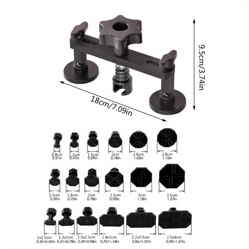 19 шт./набор Инструмент для ремонта вмятин автомобиля Фиксация 18 шт. Присоски для вытягивания Съемник Мост для вытягивания