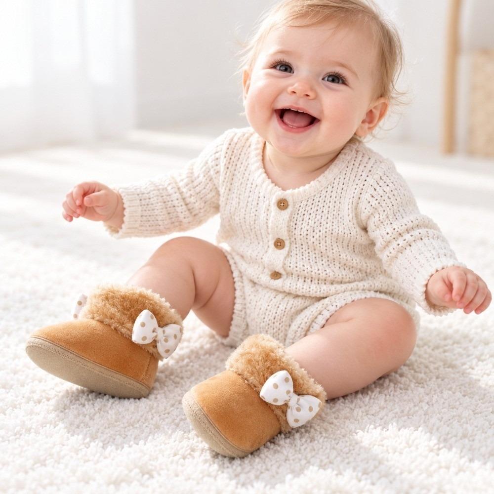 Warm Toddler Snow Boots Soft Sole Baby Footwear Cute Newborn Baby Shoes