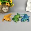3D Lizard Simulation Model Action Toy Desktop Decor Realistic Looking Vibrant Color Animal Theme Lizard Fidget Toy Photography Prop