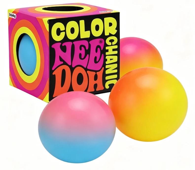Новый Schylling deedoh ball Сенсорные мячики для снятия стресса 3 цвета в наличии Облегчение Снимает тревогу Игрушка-антистресс Мягкая Игрушка Подарок