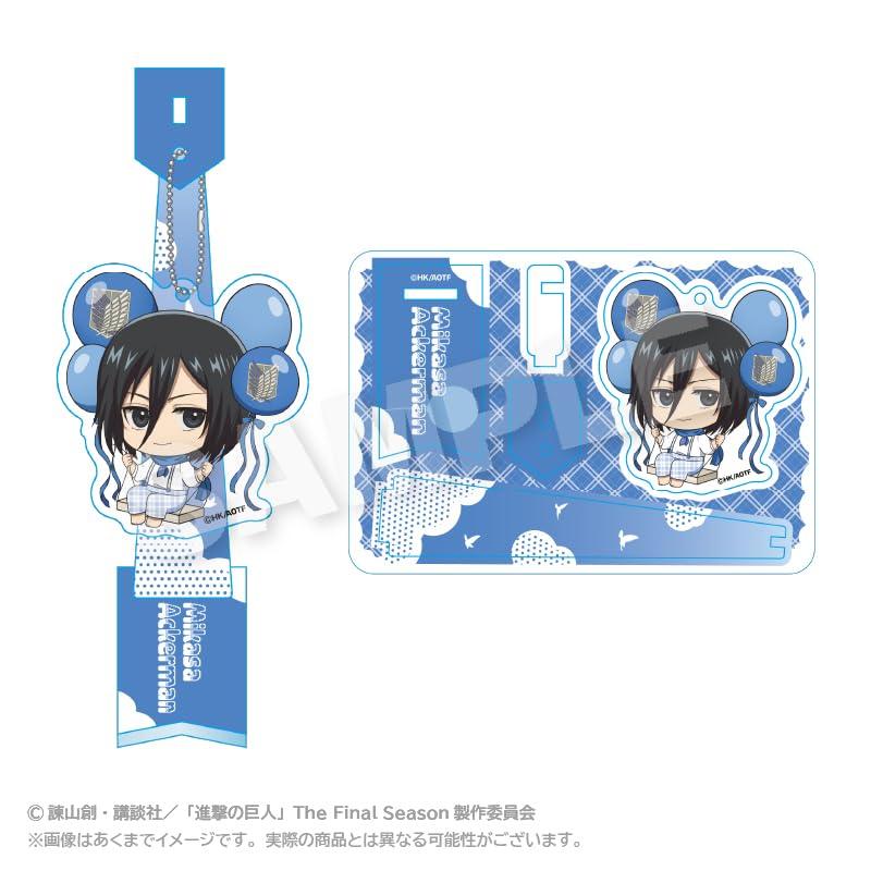 Attack On Titan Mikasa Ackerman Barunko Stand Keychain