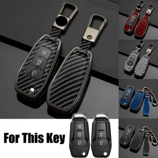 Zinc Alloy TPU Car Key Fob Case Cover For Ford F150 F450 Explorer Ranger Mustang