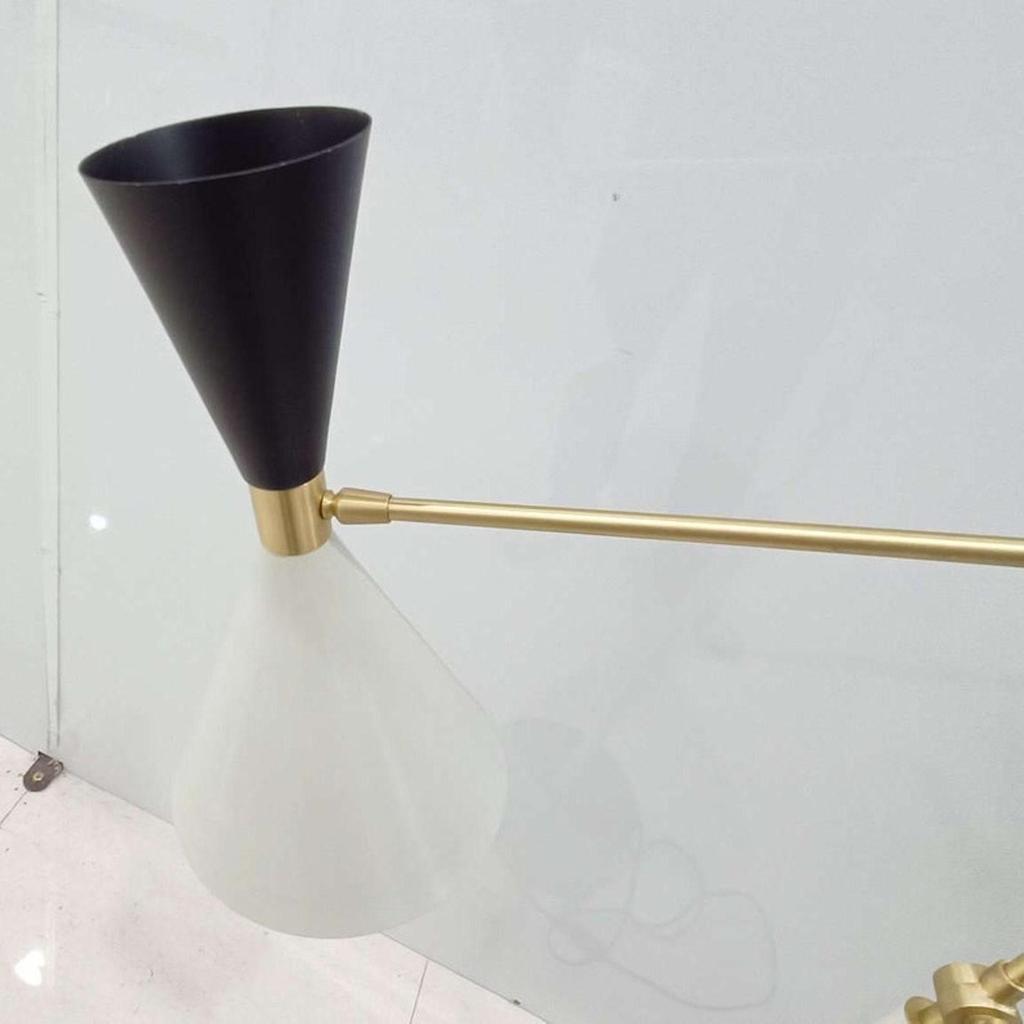 Corner Floor Lamp Stand Adjustable Arm Standing Floor Lamp with Shade