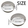 Flower Shape Egg Tart Molds Edge-patterned Pie Plate Mould Pizza Baking Pan  Pastry Making