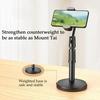 Mobile Phone Holder Universal Table Cell Phone Stand Retractable Adjustable Phone Mount for Live Broadcast Video