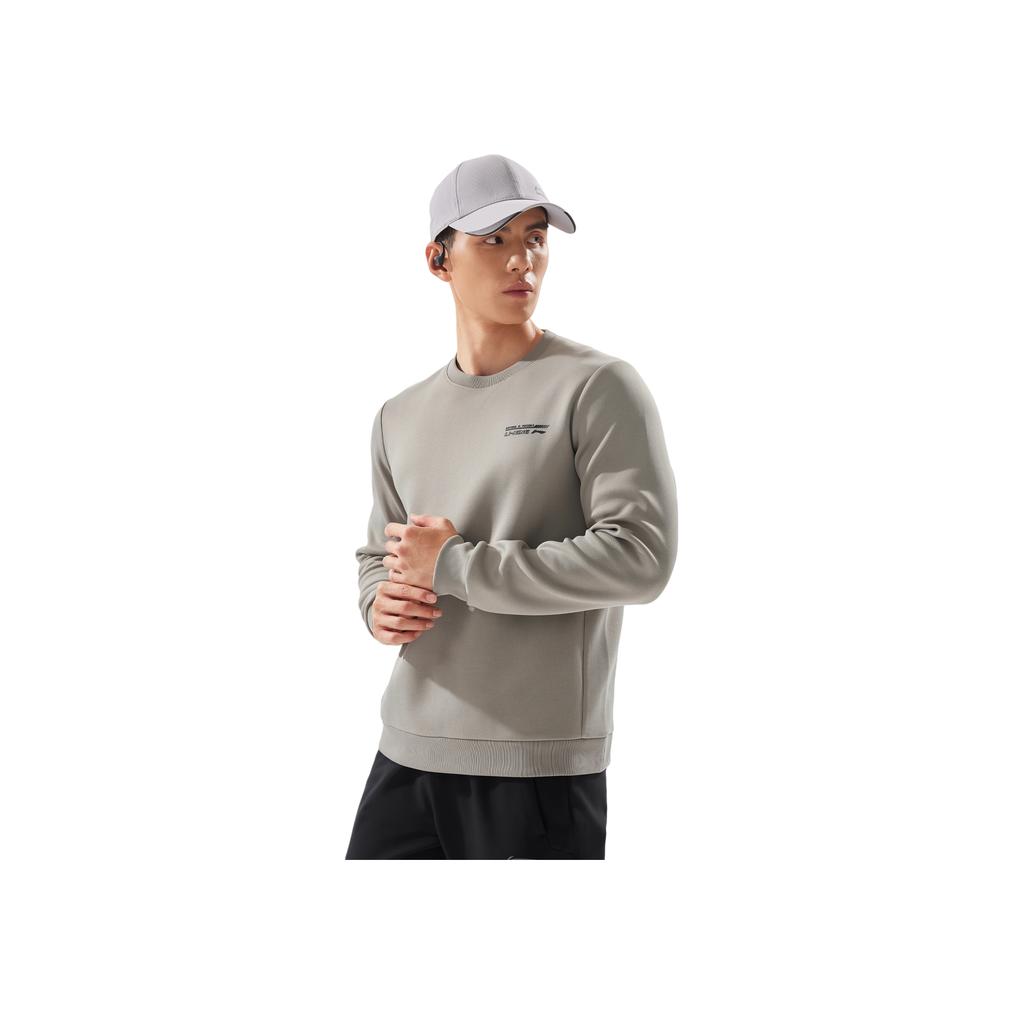Li-Ning Мужская футболка с круглым вырезом и 3D-логотипом AWDVF05-2