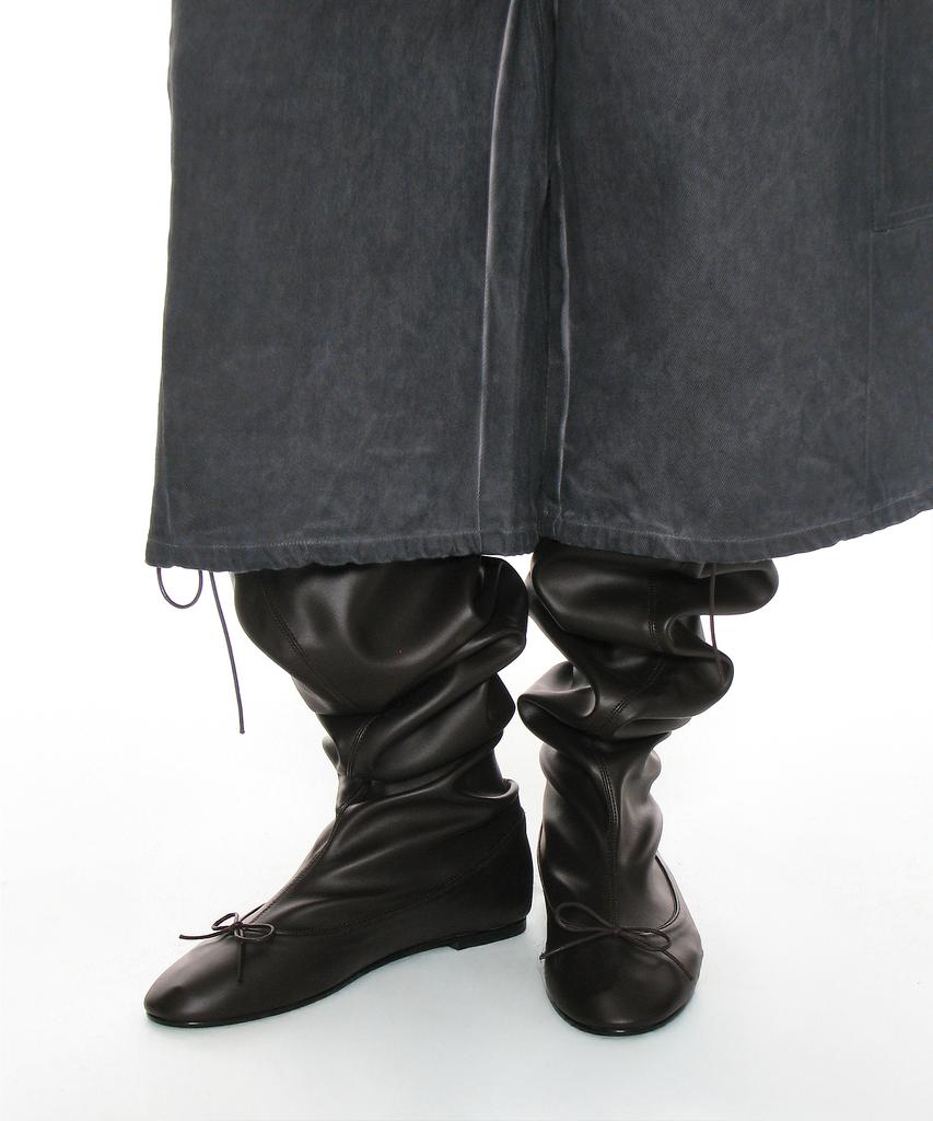 Partimento Women Ballet Slouch Long Boots_Dark Brown