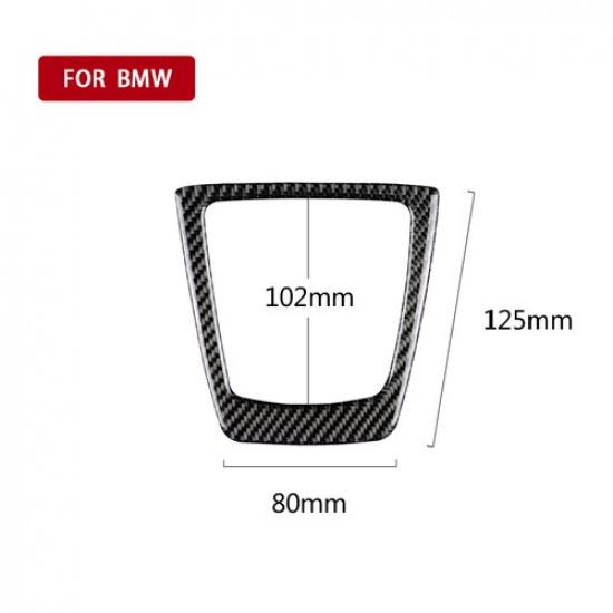 New 1pcs Carbon Fiber Gear Shift Frame Sticker Trim For BMW Z4 E89 2009-2016