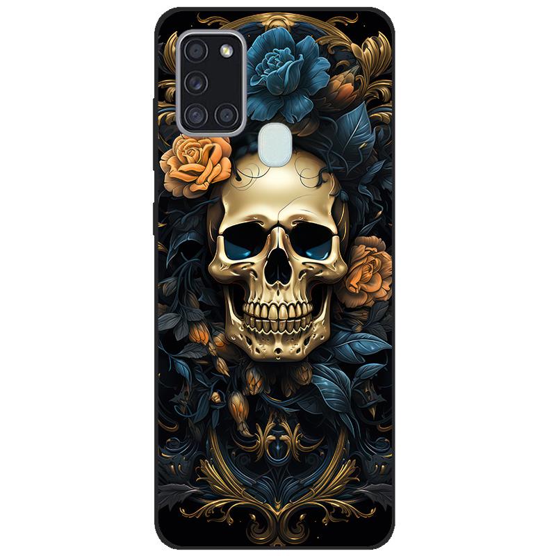 Для Samsung A21s SM-A217F/DSN Задняя крышка tpu Мягкий силиконовый чехол для телефона Для Samsung Galaxy A21s Чехол Мобильный телефон черный coque новый