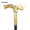 Золотая голова носорога модная трость декоративная трость косплей винтажная вечеринка модная трость посох 91 см