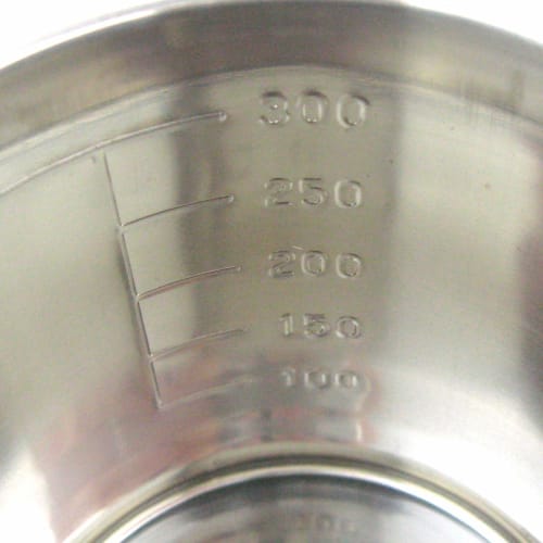 Nagao Tsubame-Sanjo Measuring Cup, 300ml, 18-8 Stainless Steel, Made In Japan, 800300