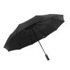 Compact Umbrella Black Automatic Design UV Resistance Sturdy Structure Travel Umbrella for Backpack