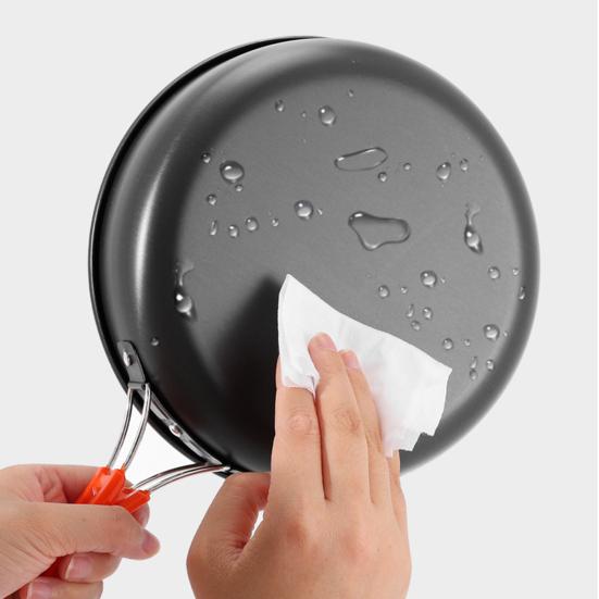 Посуда для кемпинга, кастрюля, набор сковородок, жаропрочный антипригарный легкий набор кастрюль, набор посуды для приготовления пищи на открытом воздухе