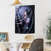 Gothic Style Wall Decor Tapestry Art For Pet Memorial Birthdaywedding Party Backdrop Family Gift