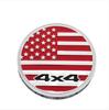 3D Metal Side Fender Rear Trunk Badge Emblem Sticker 4X4 US Flag For Jeep Wrangler Grand Cherokee Dodge Car Accessories ALU1