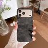 Ретро Чехол из овчины Для Для Iphone 17 Air 16 1 14 13 12 11 Pro Max Plus Бизнес Матовый Противоударный Безрамочный Охлаждающий Чехол